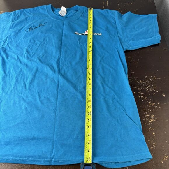 Vntg NHRA Brandon Bernstein & Doug Kalitta Signed T Shirt XL 2003 Gatornationals - Picture 9 of 12